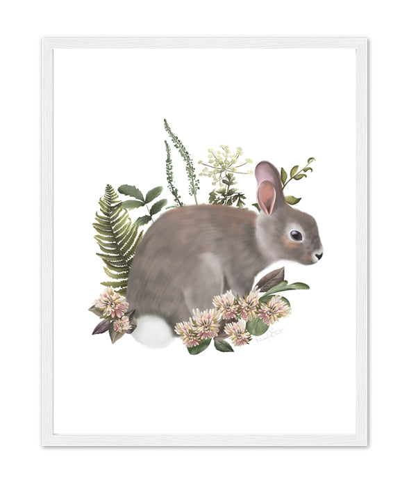 Bramble Bunny Art Print