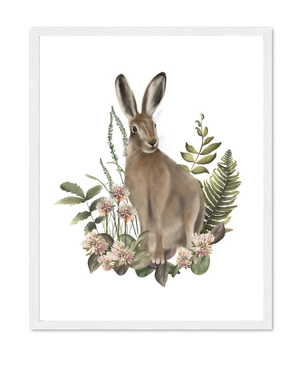 Bramble Hare Art Print- Studio Q - Art by Nicky Quartermaine Scott