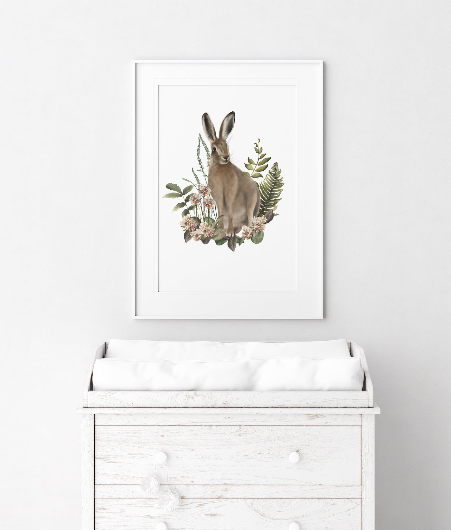 Bramble Hare Art Print- Studio Q - Art by Nicky Quartermaine Scott