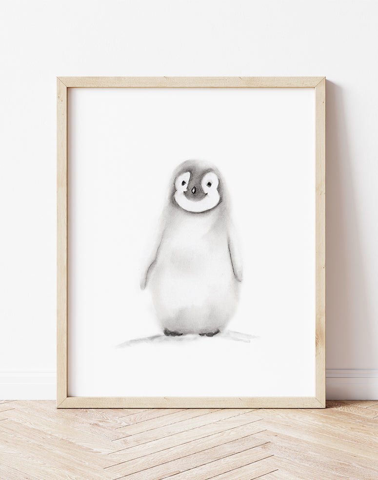 baby penguins drawing