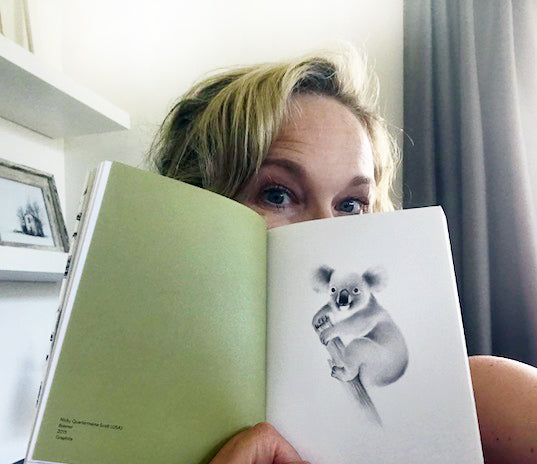 Koala Drawing in book