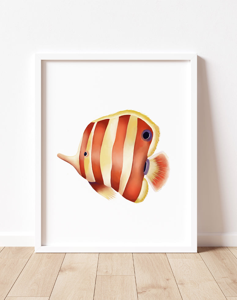 Angelfish Nursery Print - Studio Q - Art by Nicky Quartermaine Scott