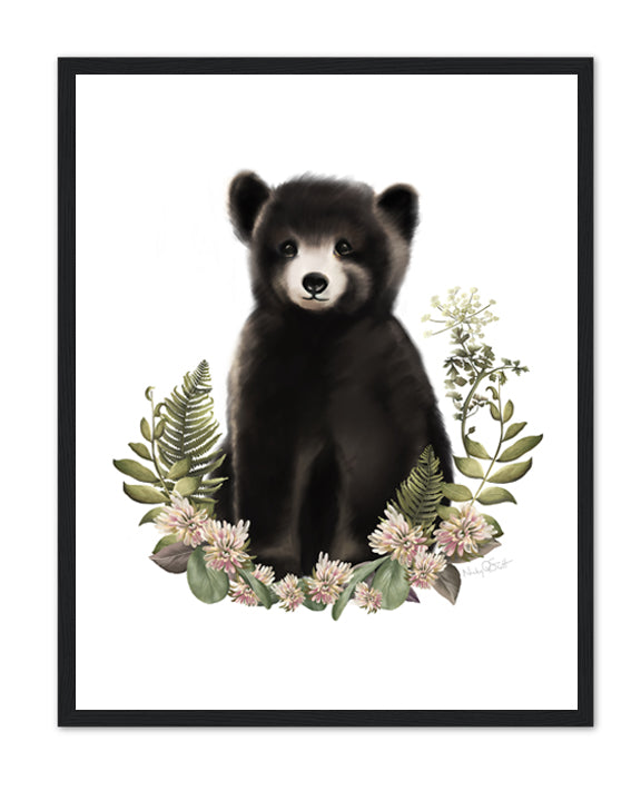 Bramble Bear Art Print- Studio Q - Art by Nicky Quartermaine Scott