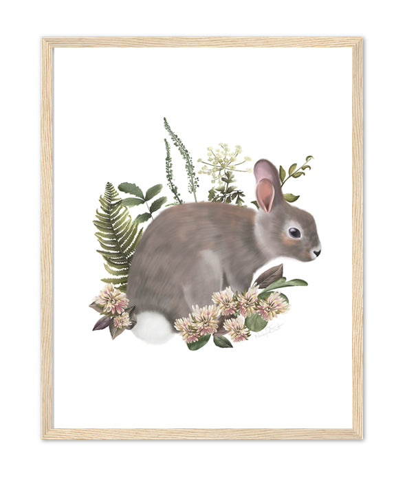 Bramble Bunny Art Print