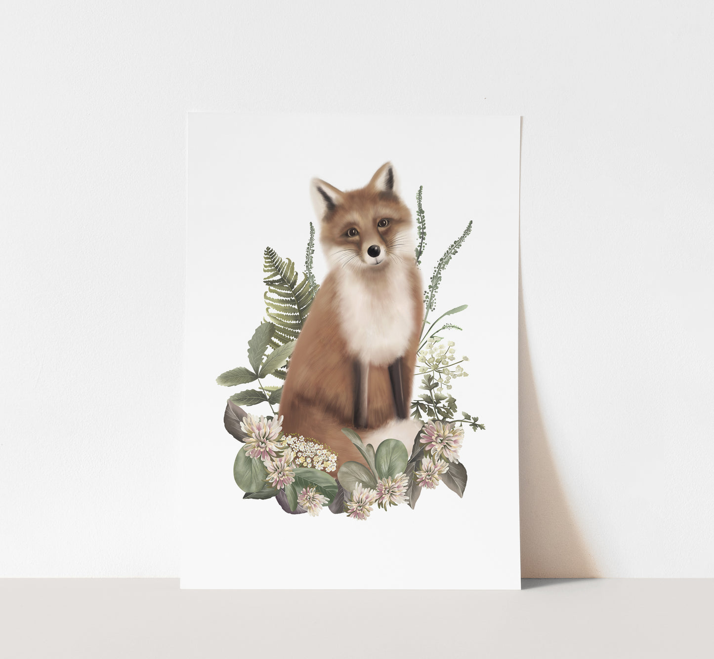 Bramble Fox 2 Art Print- Studio Q - Art by Nicky Quartermaine Scott