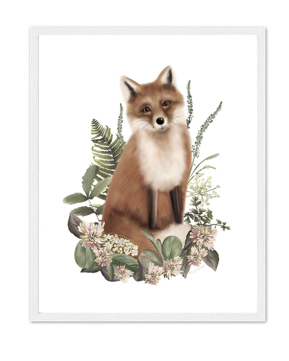 Bramble Fox 2 Art Print- Studio Q - Art by Nicky Quartermaine Scott