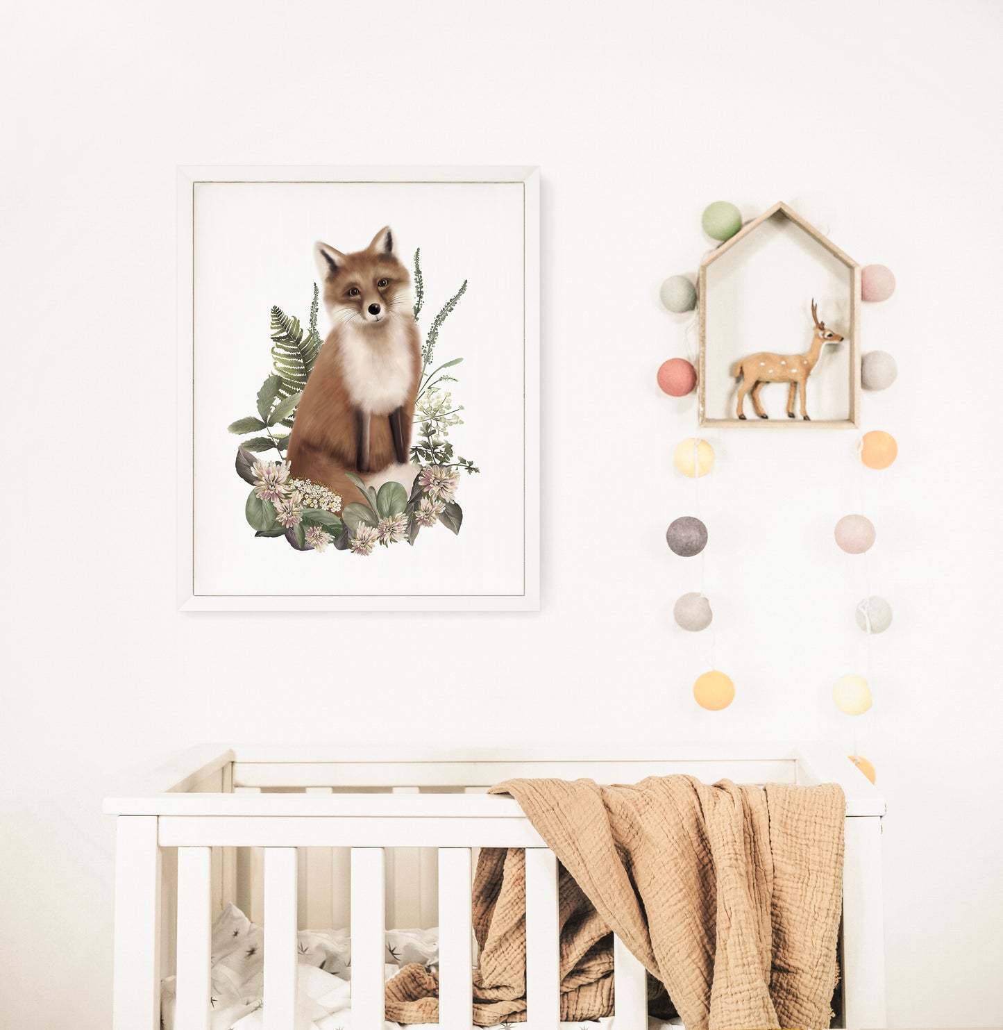 Bramble Fox 2 Art Print- Studio Q - Art by Nicky Quartermaine Scott