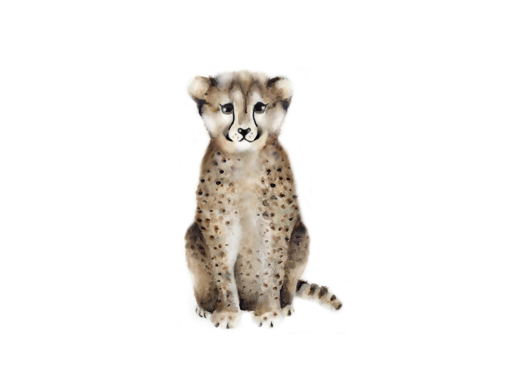 Cheetah Nursery Art Print - Studio Q - Art by Nicky Quartermaine Scott