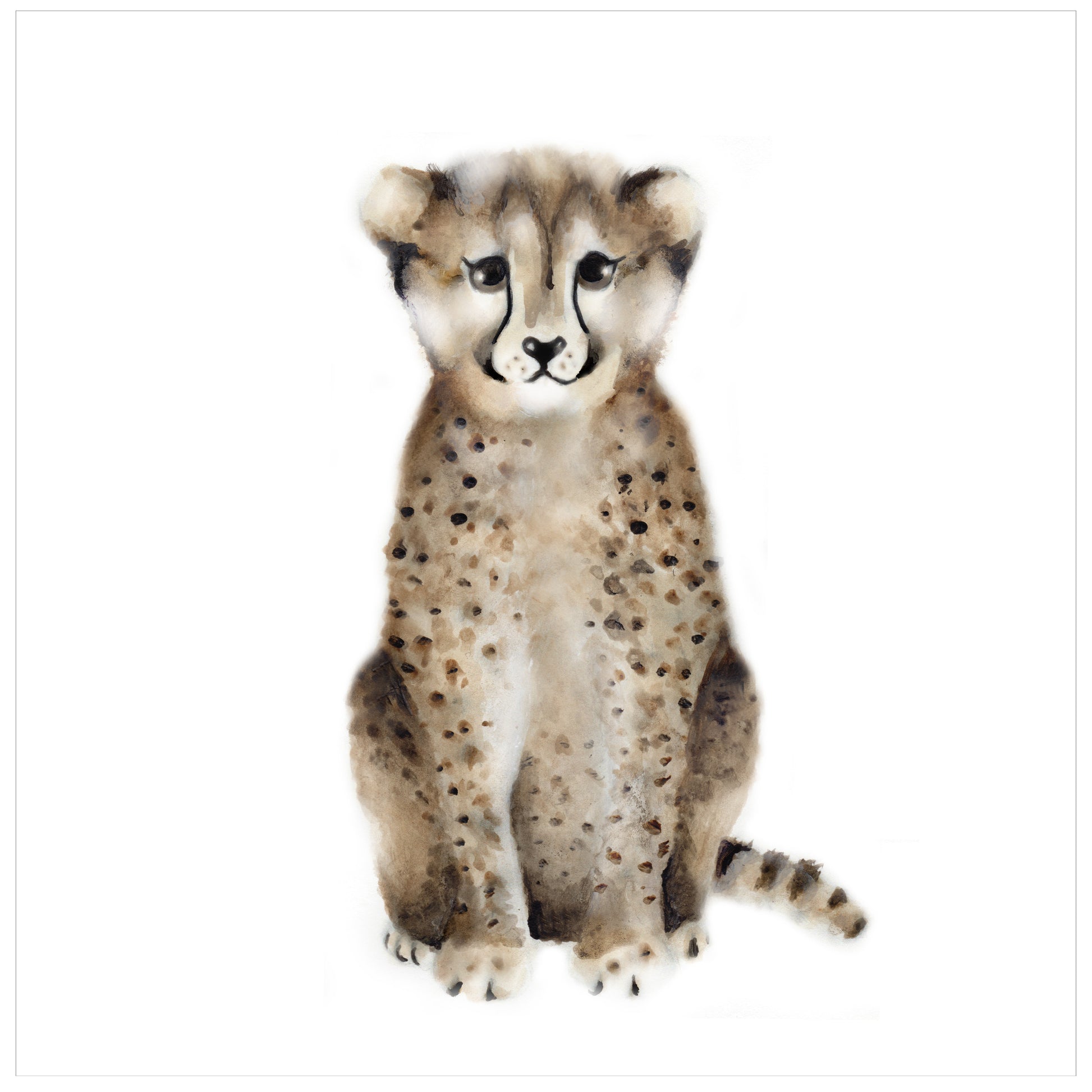 Cheetah Nursery Art Print - Studio Q - Art by Nicky Quartermaine Scott