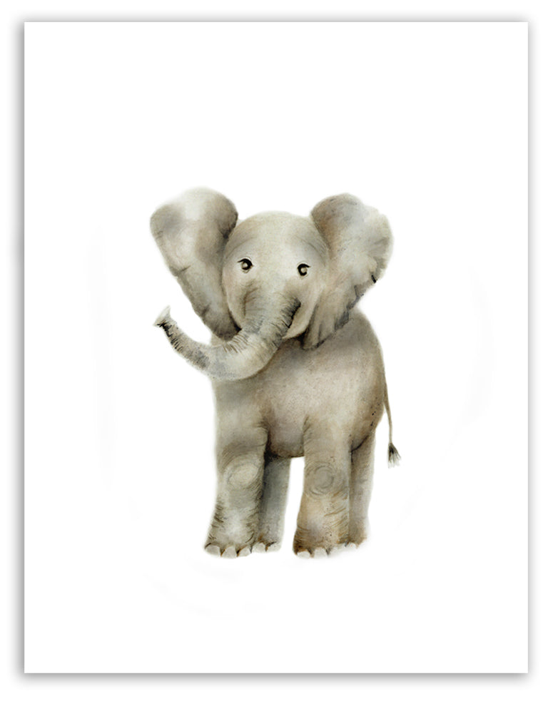 Elephant Nursery Art Print - Studio Q - Art by Nicky Quartermaine Scott