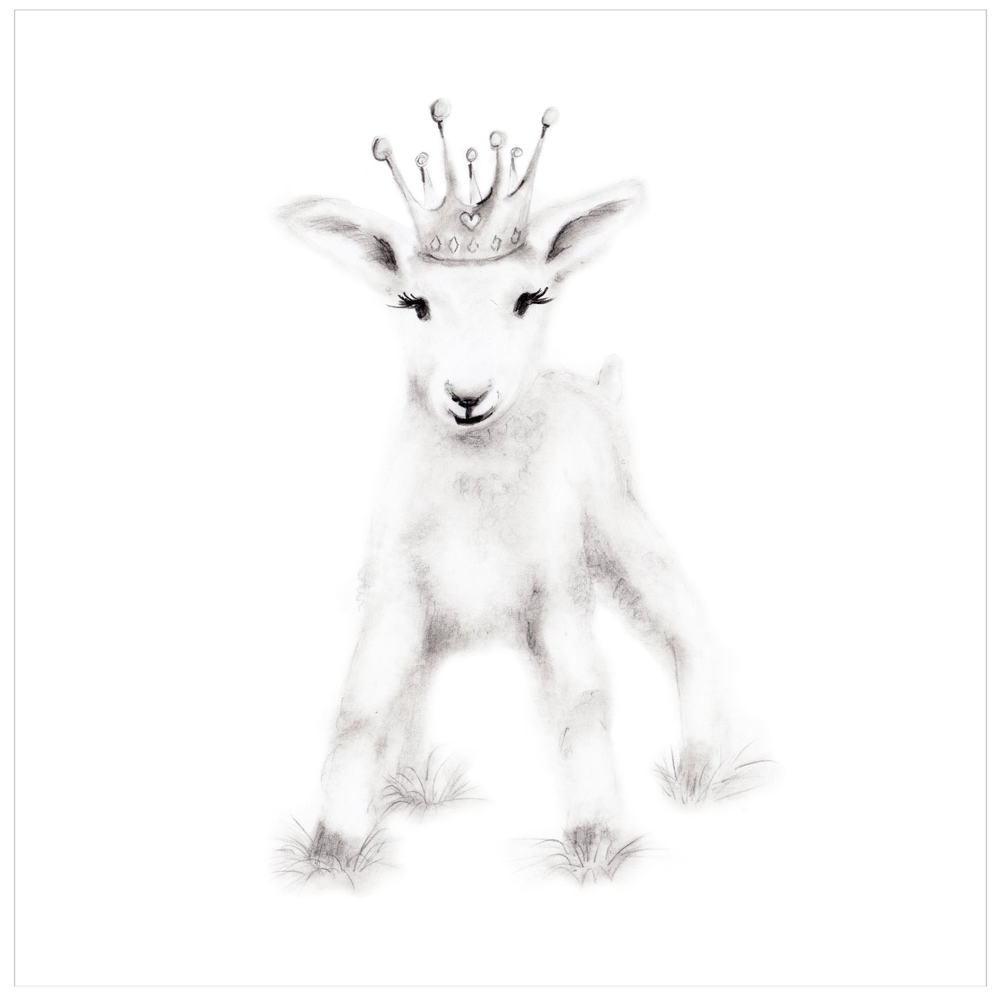Goat Nursery Art Print - Studio Q - Art by Nicky Quartermaine Scott