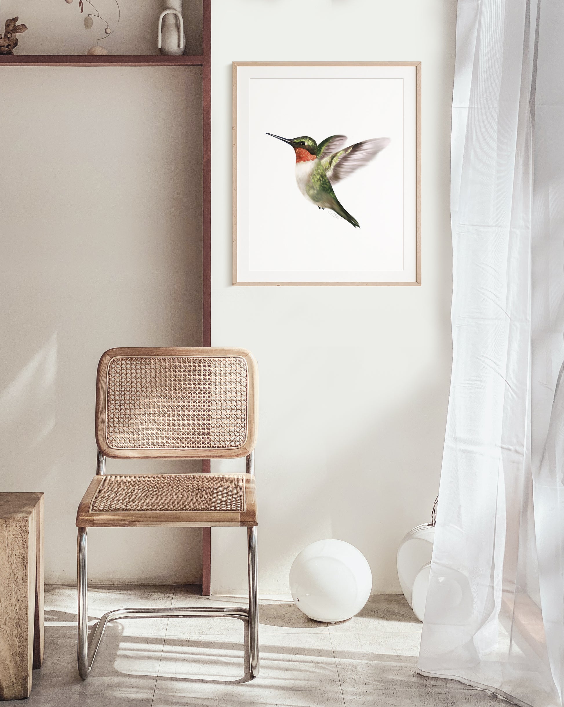 Hummingbird Art Print - Studio Q - Art by Nicky Quartermaine Scott