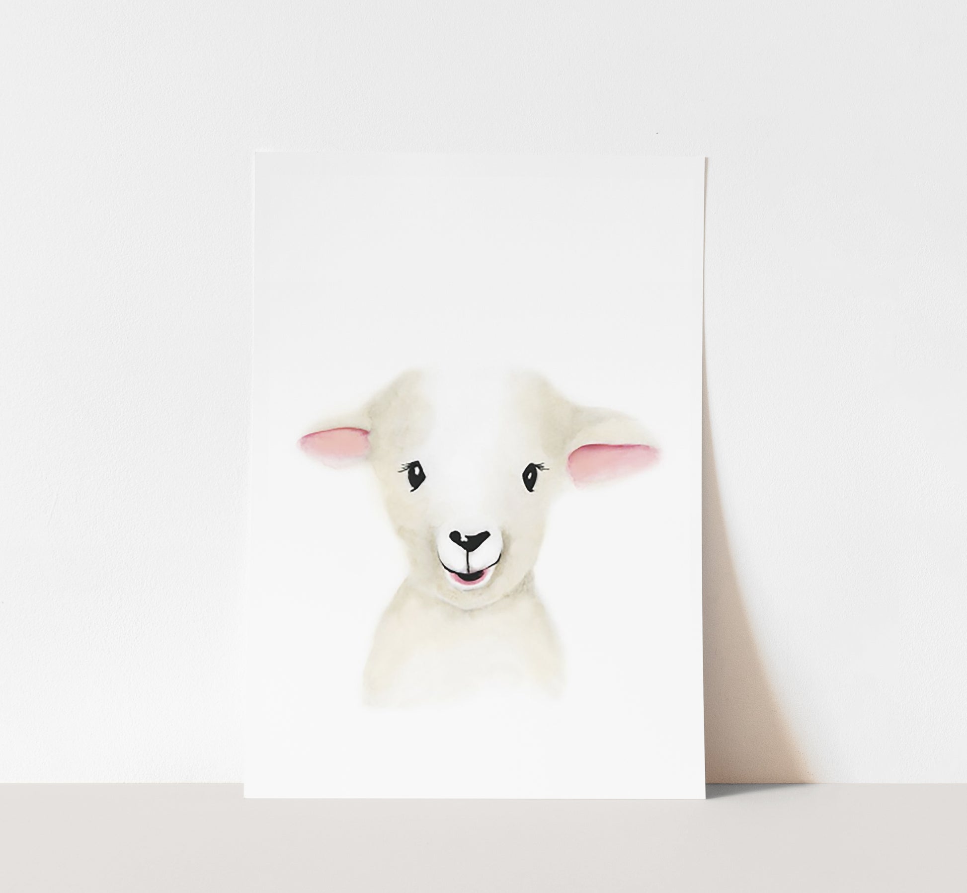 Lamb Nursery Art Print- Studio Q - Art by Nicky Quartermaine Scott