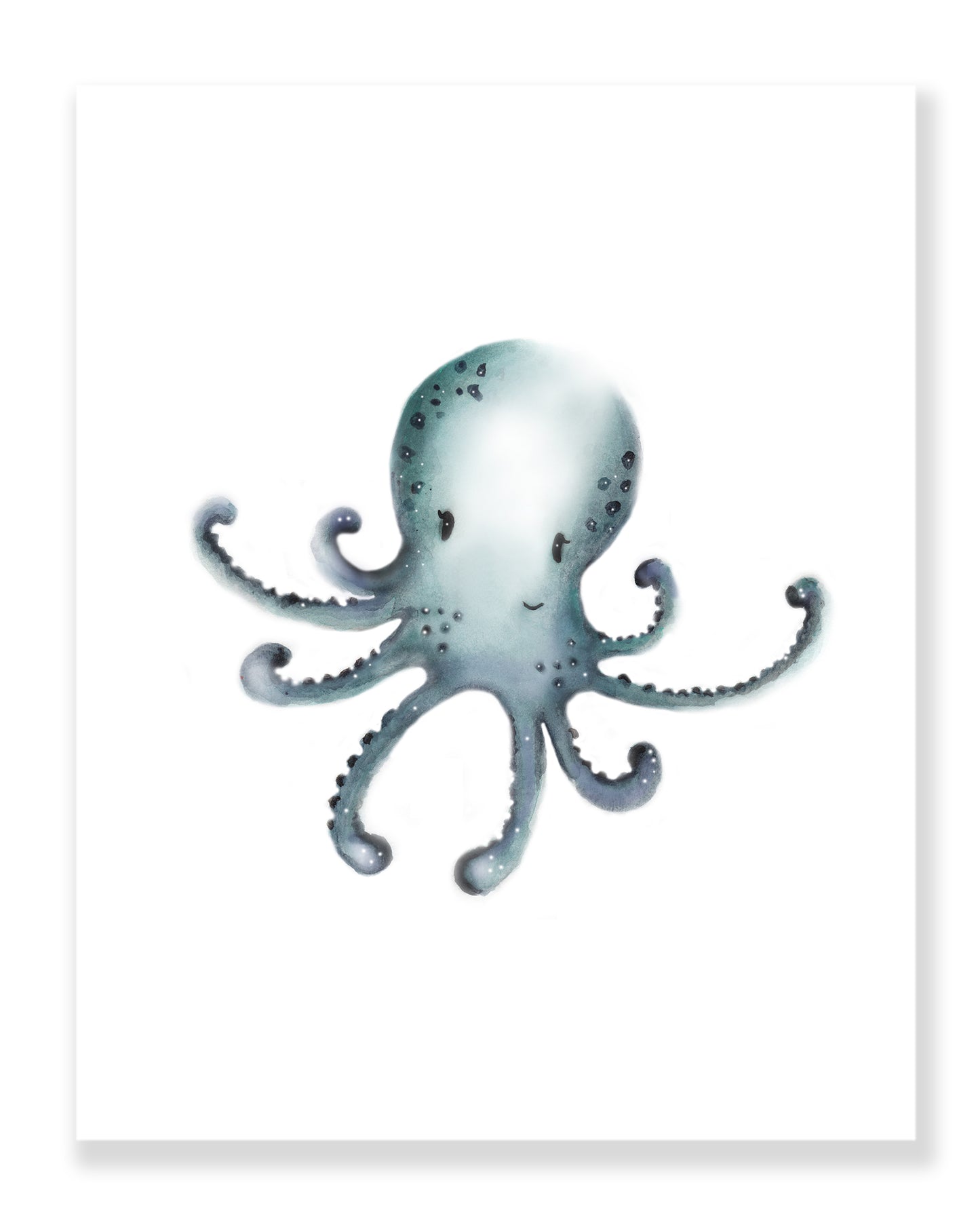 Octopus Nursery Print- Studio Q - Art by Nicky Quartermaine Scott