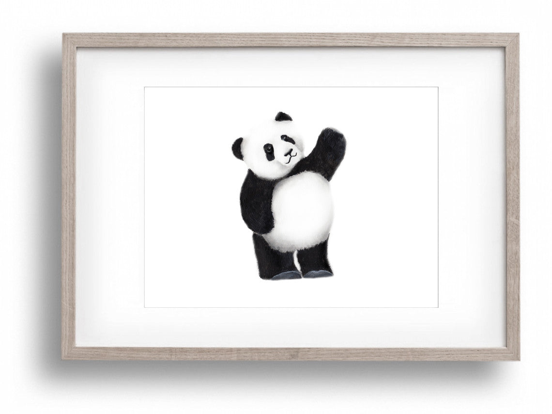 Panda Nursery Art Print - Studio Q - Art by Nicky Quartermaine Scott