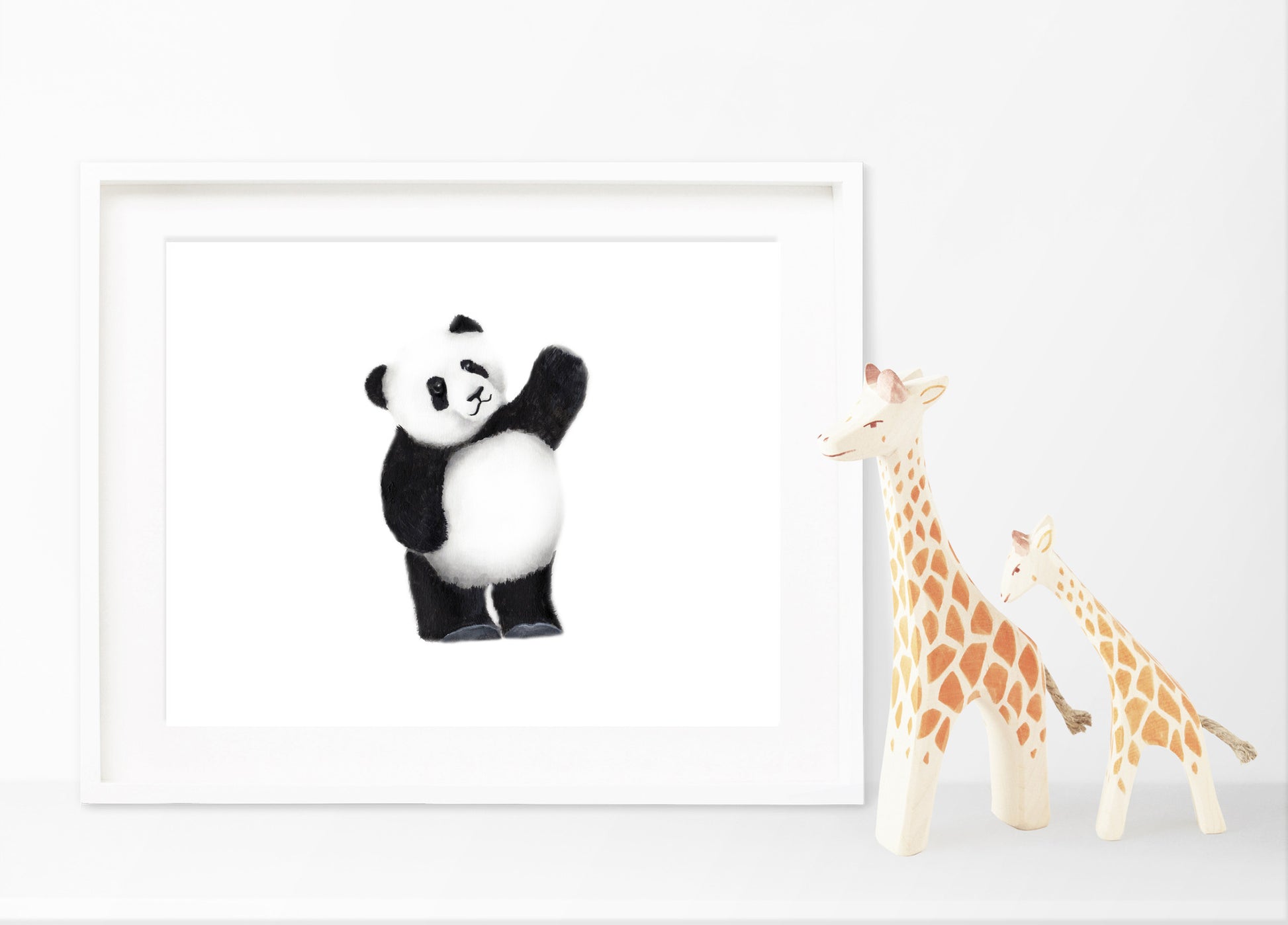 Panda Nursery Art Print - Studio Q - Art by Nicky Quartermaine Scott
