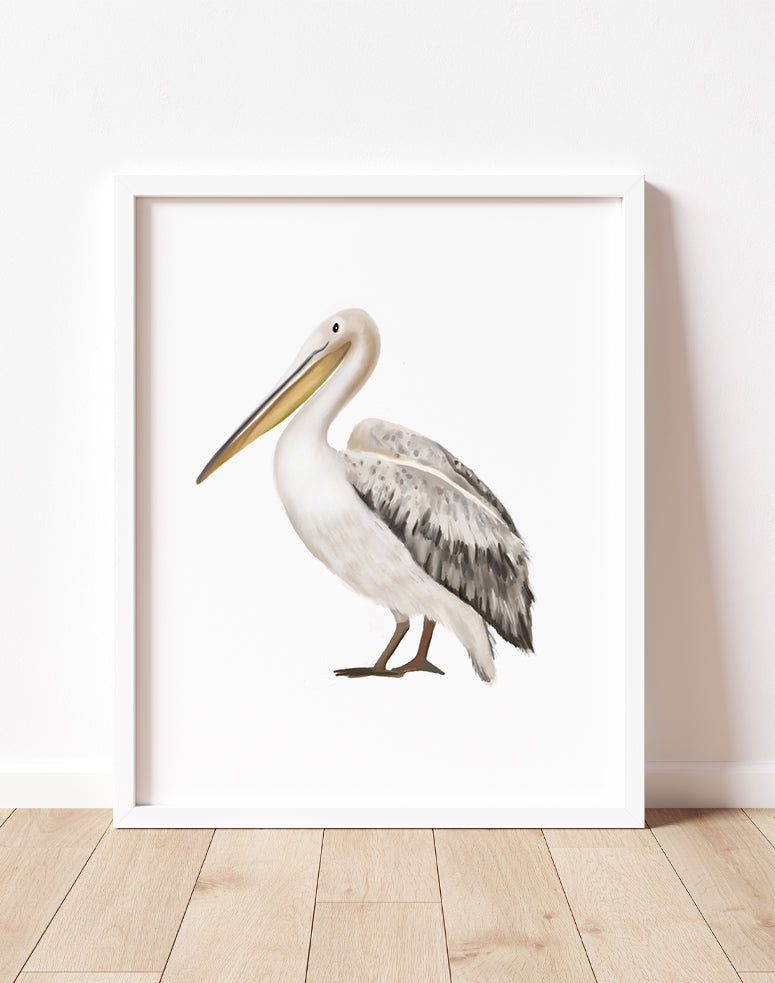 Pelican Art Print - Studio Q - Art by Nicky Quartermaine Scott