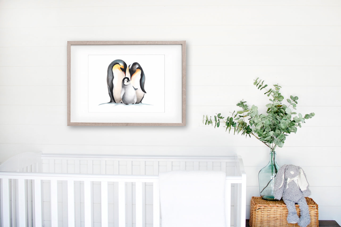 Penguin Family Painting Print - Studio Q - Art by Nicky Quartermaine Scott