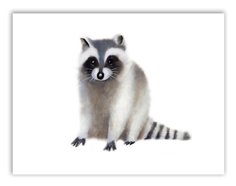Raccoon Nursery Art Print - Studio Q - Art by Nicky Quartermaine Scott