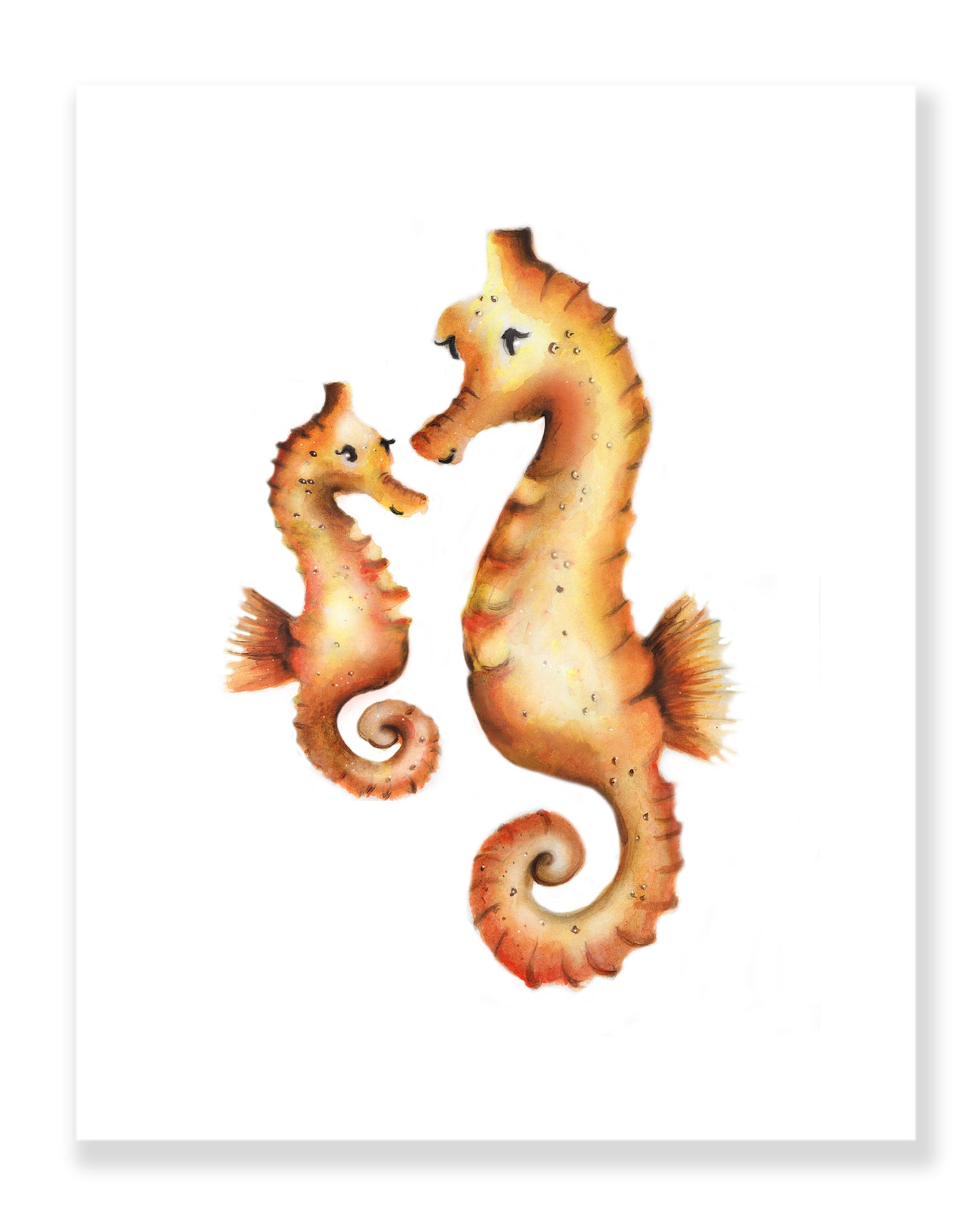 Seahorses Nursery Print - Studio Q - Art by Nicky Quartermaine Scott