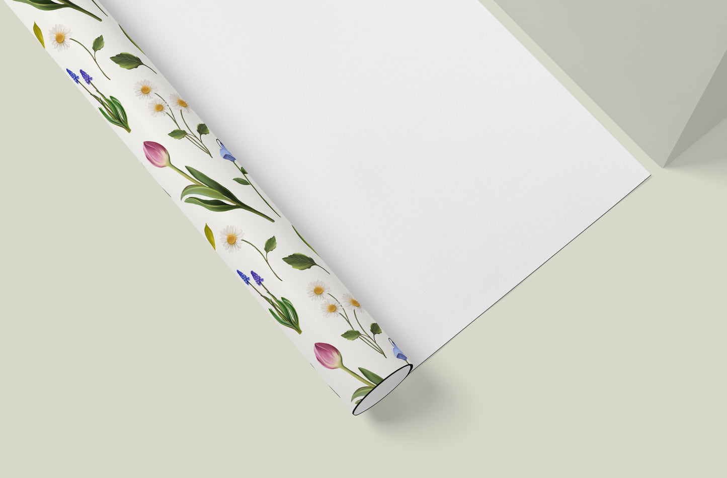 Springtime Florals Wrapping Paper- Studio Q - Art by Nicky Quartermaine Scott